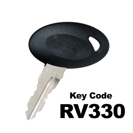 Bauer RV KEY, RV330  , Black, Egg Shaped, Precut KEY-RV-330